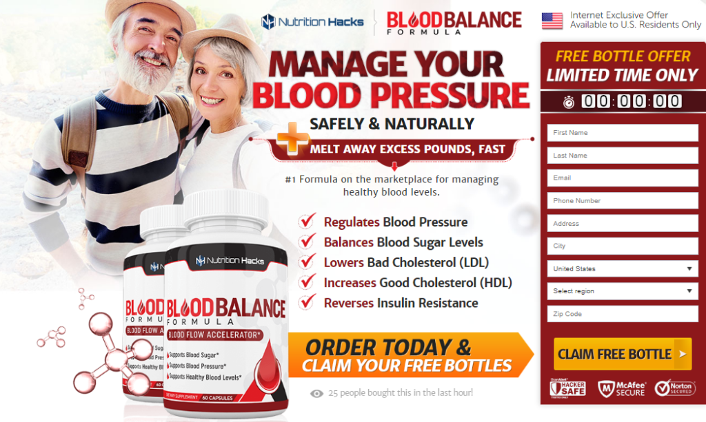 Blood Balance Formula Order